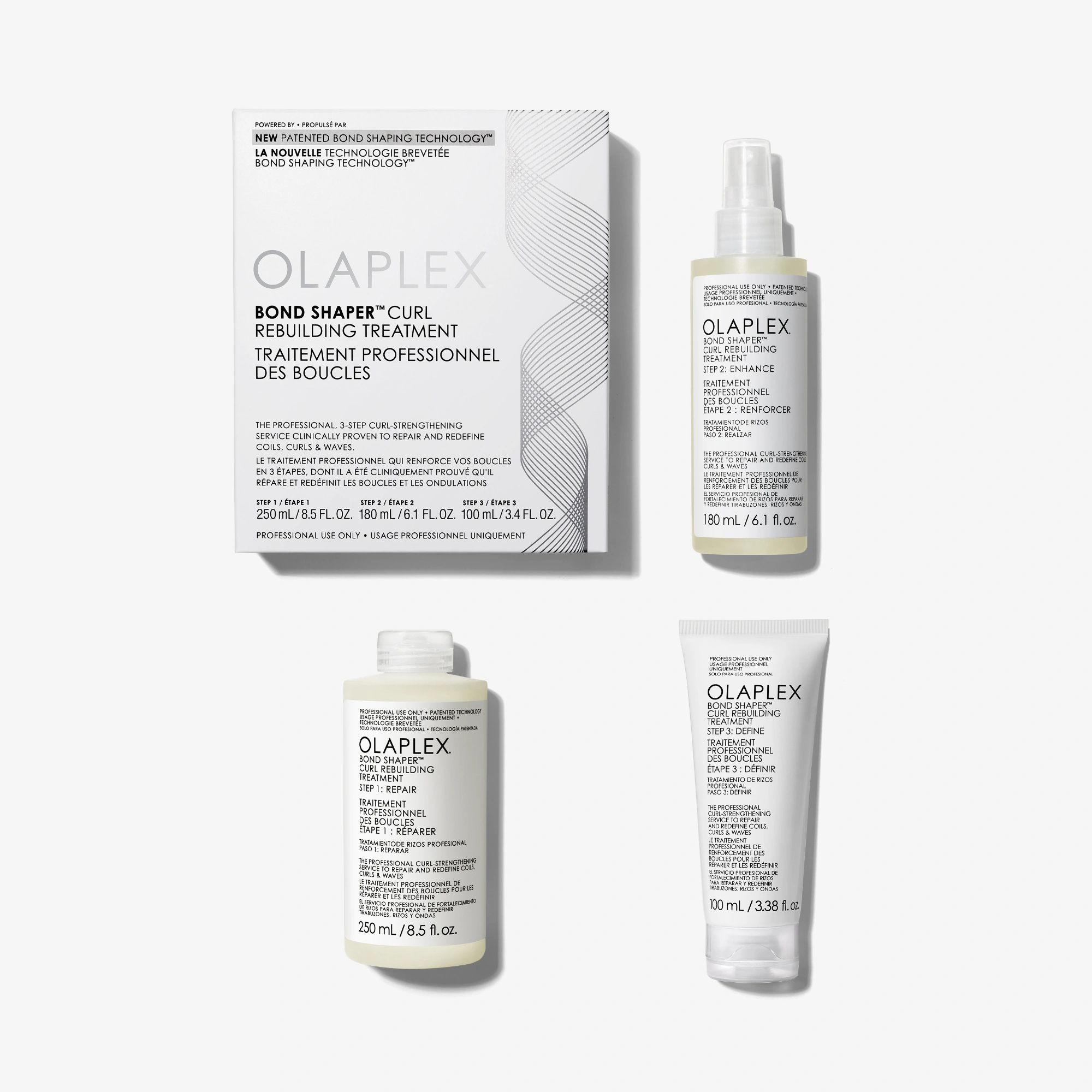 Olaplex Bond Shaper Göndör Hajújjáépítő kezelés képe 1